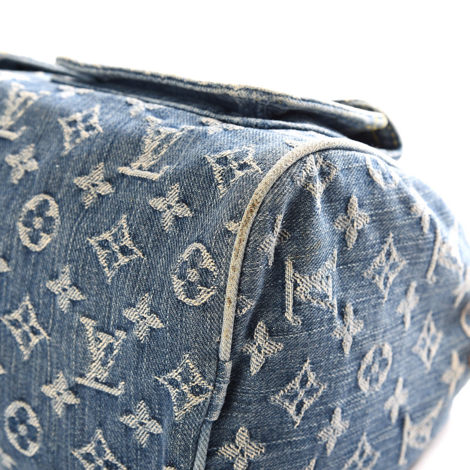 Louis Vuitton Monogram Denim Neo Speedy Blue 6 of 12