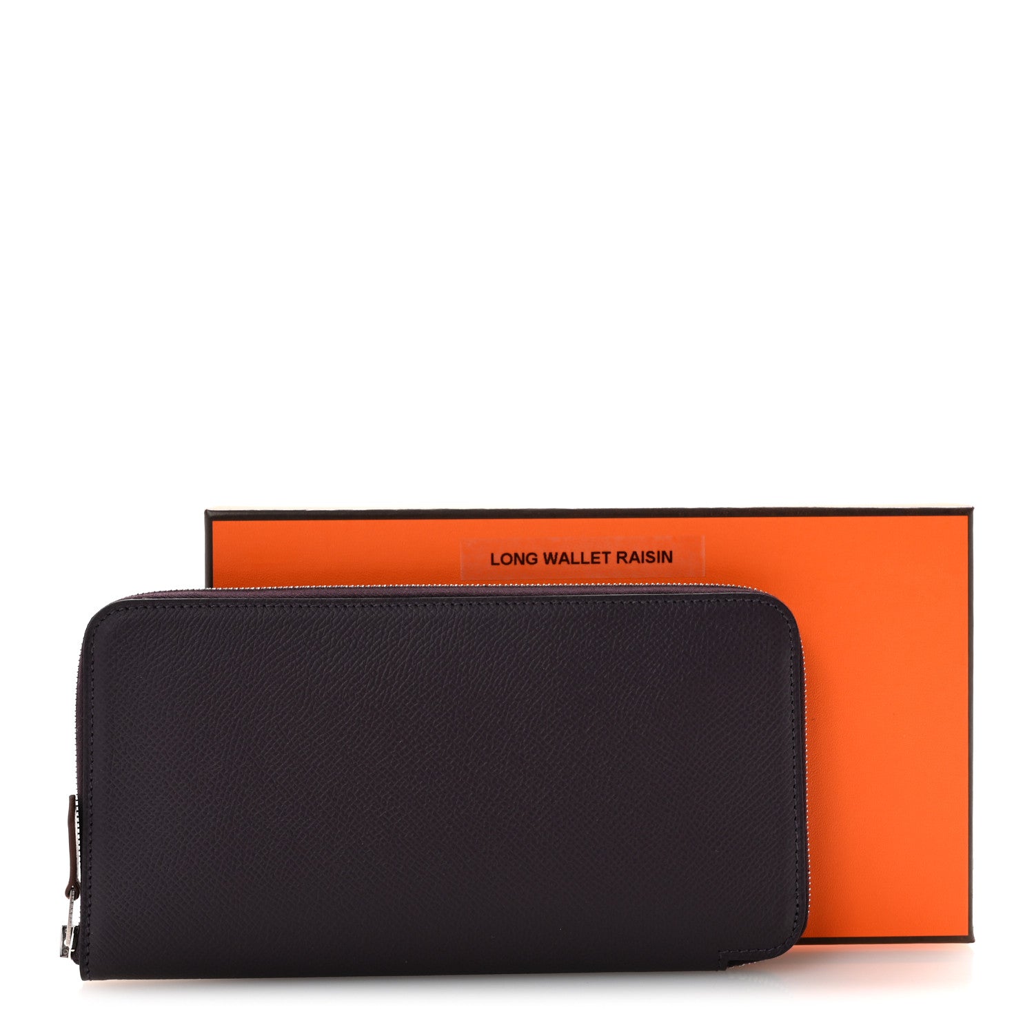 Hermes Epsom Silk'In Wallet Raisin 9 of 9