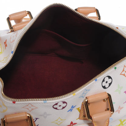 Louis Vuitton Monogram Multicolor Speedy 30 White 6 of 8