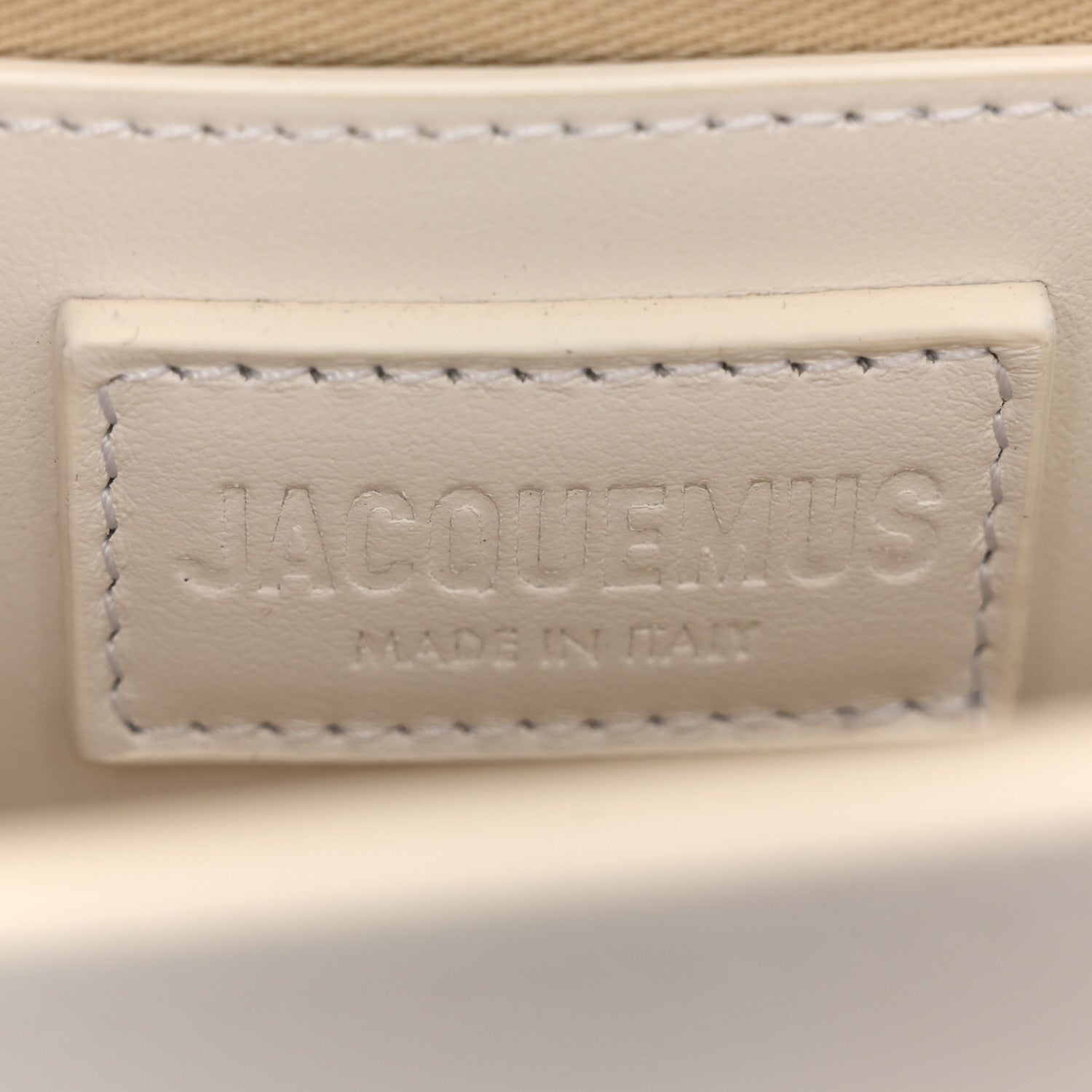 Jacquemus Smooth Calfskin Le Grand Bambino White 6 of 12
