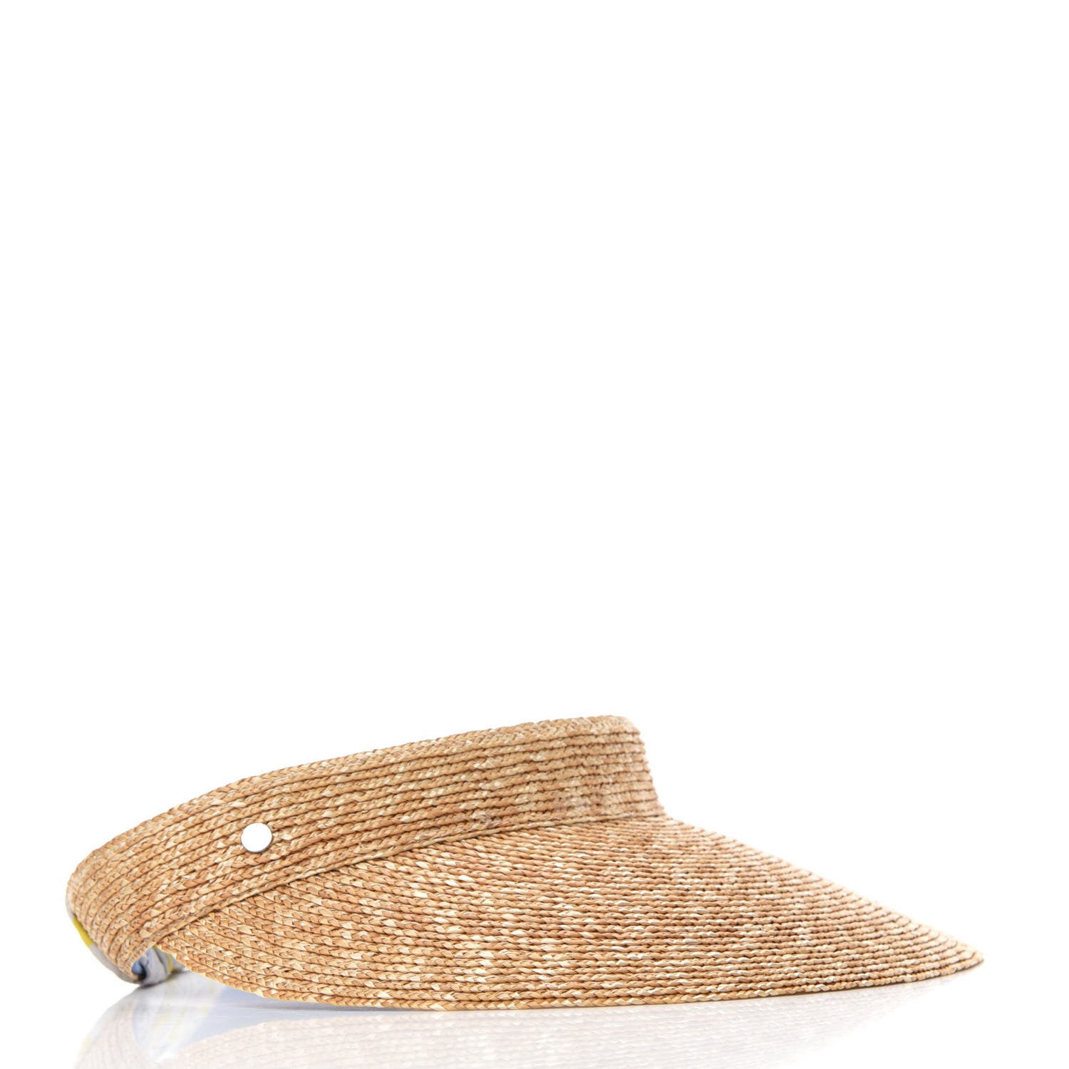 Hermes Straw Silk Etriers Andrea Visor S Natural Beige 6 of 9