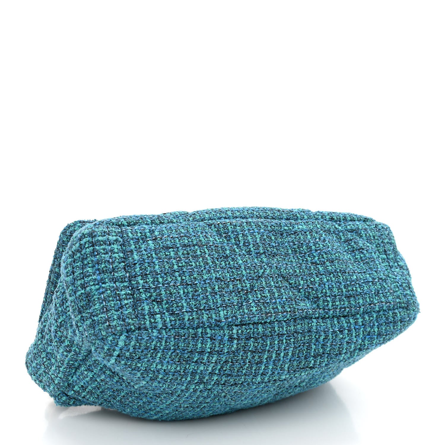 Chanel Tweed Quilted Medium Chanel 19 Flap Green 4 of 11