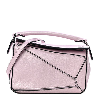 Loewe Calfskin Mini Puzzle Bag Icy Pink 1 of 19