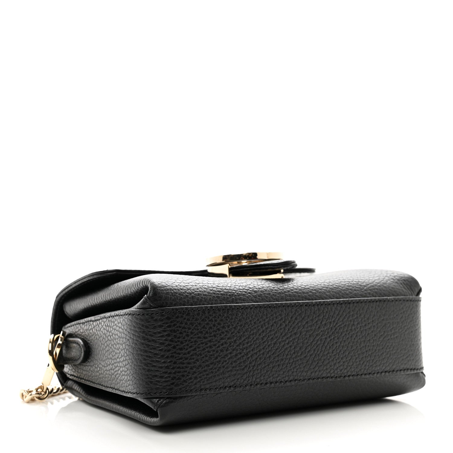 Gucci Dollar Calfskin Interlocking G Crossbody Bag Black 4 of 10