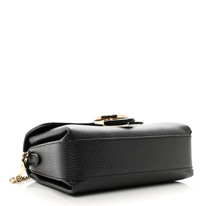 Gucci Dollar Calfskin Interlocking G Crossbody Bag Black 4 of 10