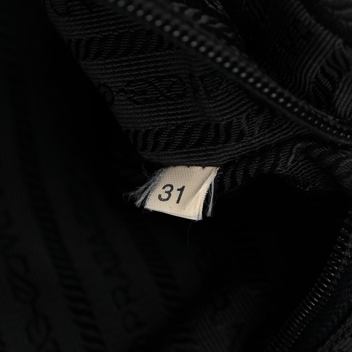 Nylon Messenger Bag Black