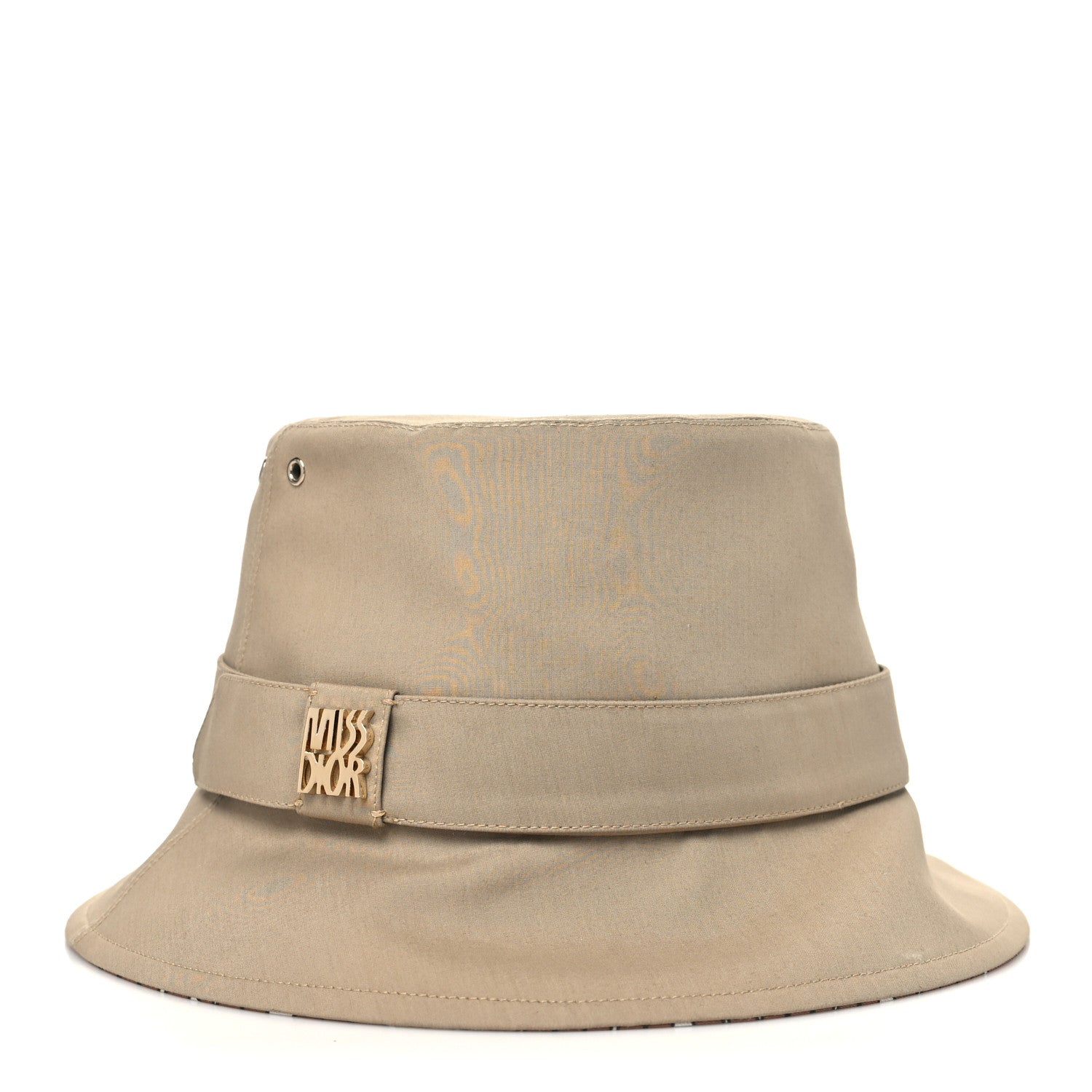 Christian Dior Polyester Cotton Miss Dior Bucket Hat 57 Beige