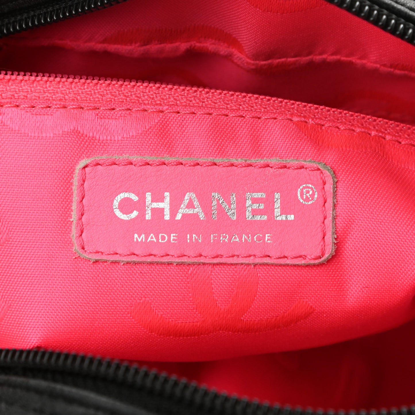 Calfskin Quilted Large Cambon Bowler Black