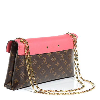 Louis Vuitton Monogram Pallas Chain Rose Litchi 3 of 7