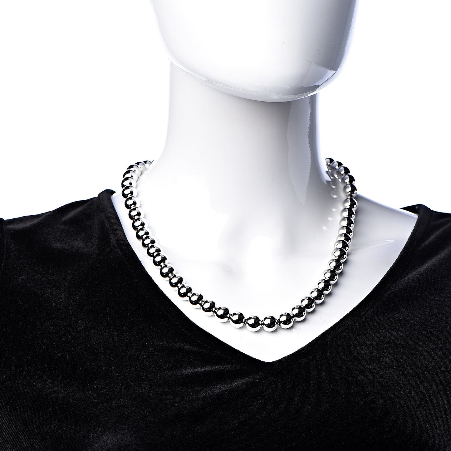 Sterling Silver 10mm HardWear Ball Necklace