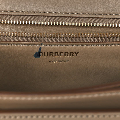Burberry Calfskin Monogram Embossed Small TB Chain Bag Honey 6 of 10