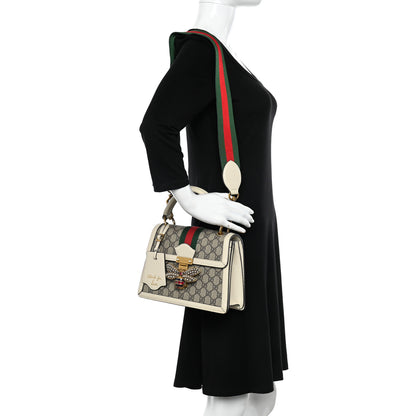 Gucci GG Supreme Monogram Small Queen Margaret Top Handle Bag White 2 of 13