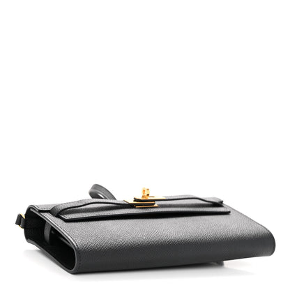 Hermes Epsom Kelly Wallet To Go Black 4 of 11
