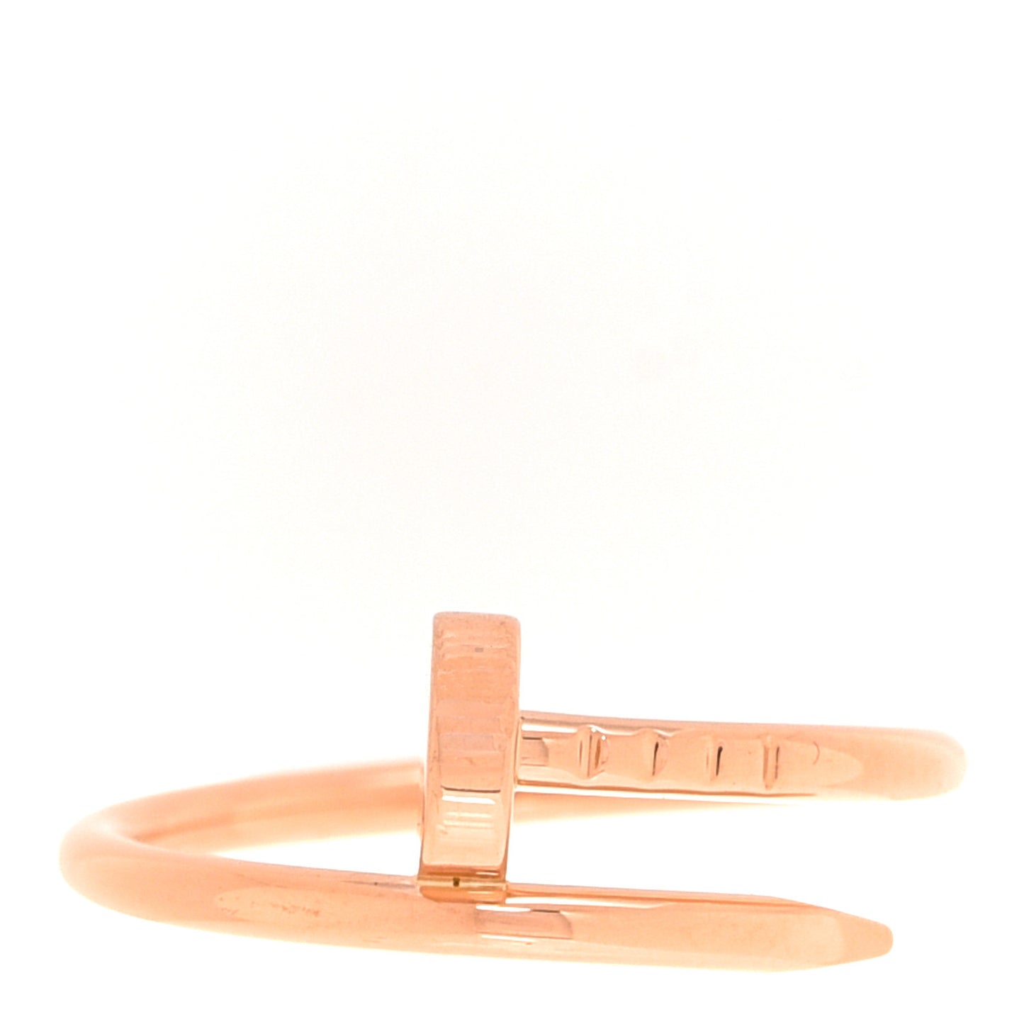 18K Pink Gold Small Juste Un Clou Ring 52 6