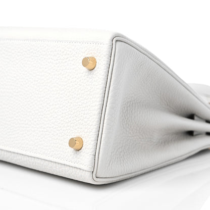 Hermes Togo Kelly Retourne 28 Gris Pale 9 of 10