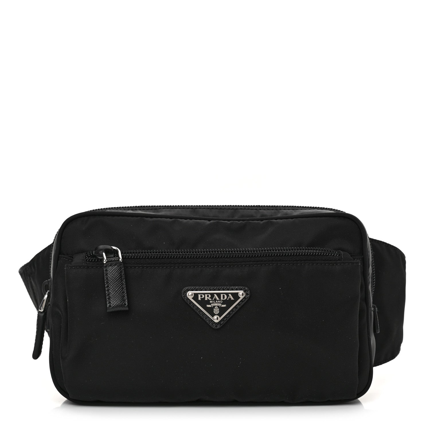 Prada Re-Nylon Saffiano Belt Bag Black 2 of 24