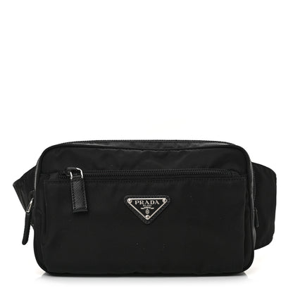 Prada Re-Nylon Saffiano Belt Bag Black 2 of 24