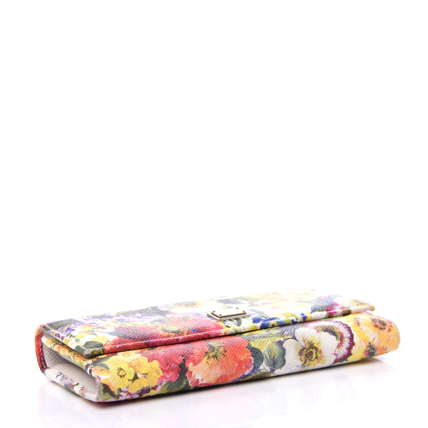 Dolce & Gabbana Dauphine Floral Print Continental Wallet Multicolor 4 of 6