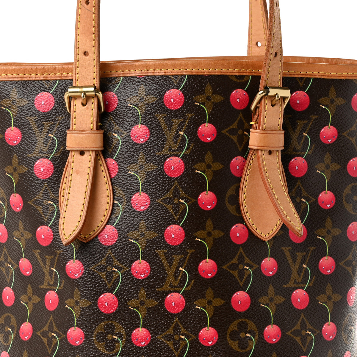 Louis Vuitton Monogram Cerises Bucket Bag 8 of 13