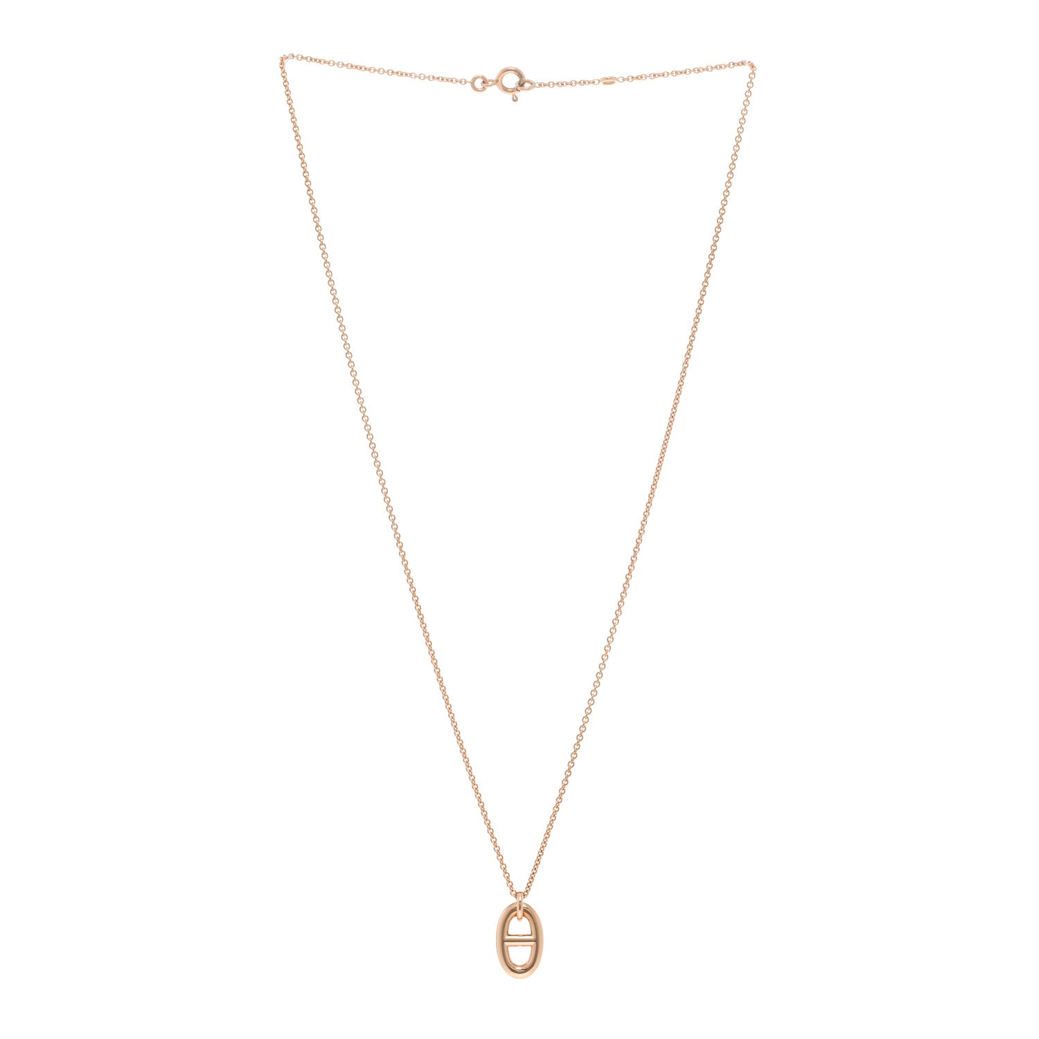 Hermes 18K Rose Gold PM Farandole Pendant Necklace 3 of 5