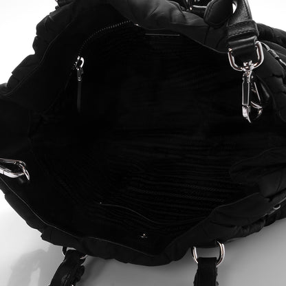 Prada Tessuto Nylon Quilted Tote Nero Black 6 of 8