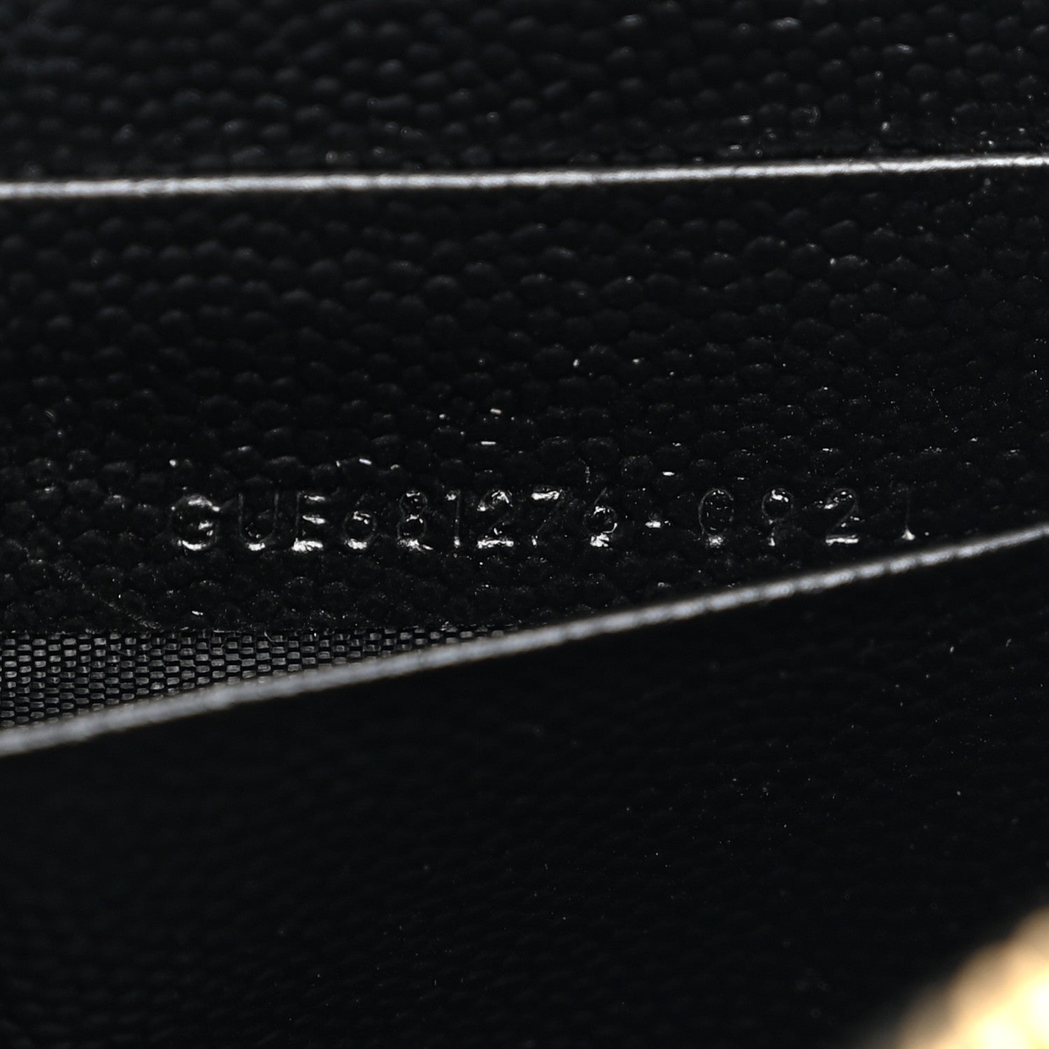 Saint Laurent Grain De Poudre Mixed Matelasse Triquilt Large Monogram Wallet Black 7 of 7