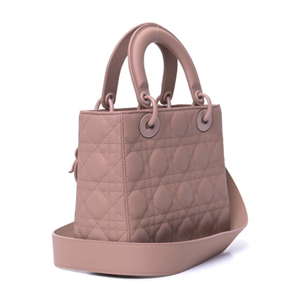 Christian Dior Ultra Matte Calfskin Cannage Small My ABCDior Lady Dior Fard 2 of 5