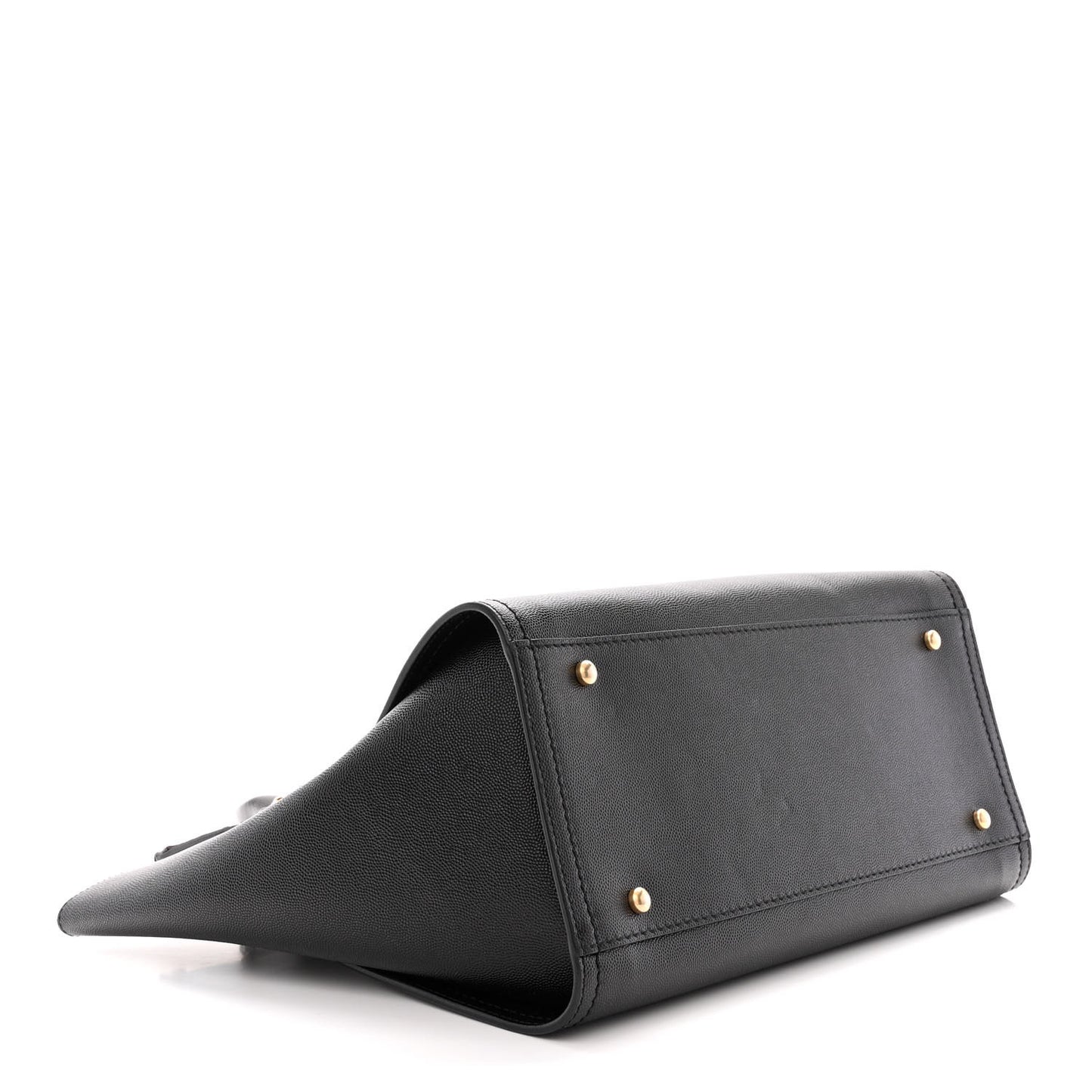 Caviar Small Studded Deauville Tote Black