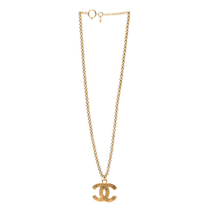 Chanel Chain CC Long Necklace Gold 3 of 6