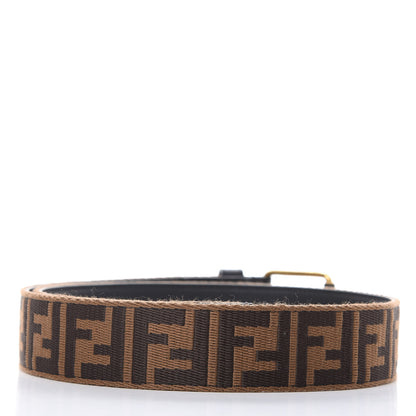Fendi Ribbon Vitello Century FF 1974 Belt 90 36 Fango Moro 3 of 6