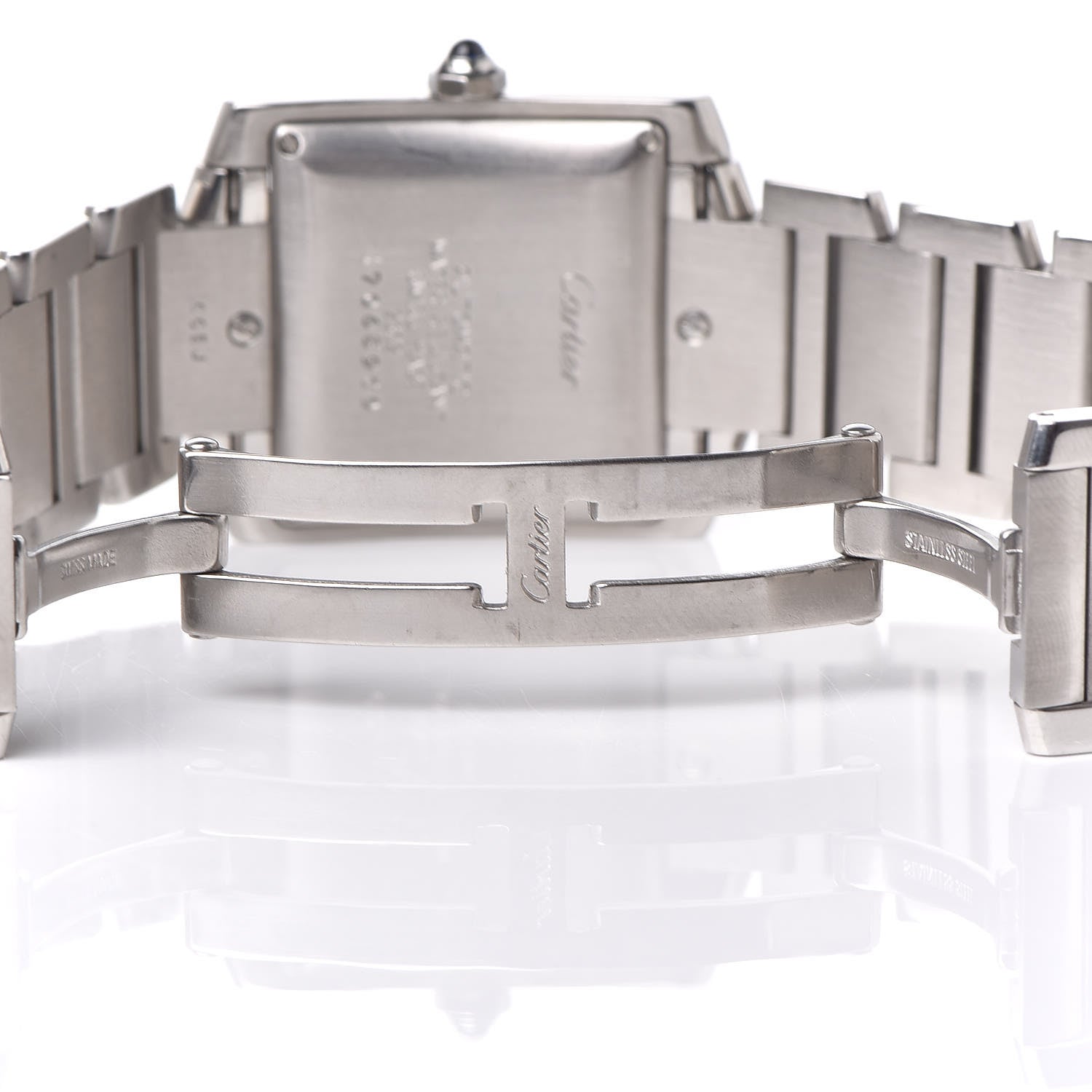 Cartier Stainless Steel 28mm Tank Francaise Automatic Watch 6 of 6