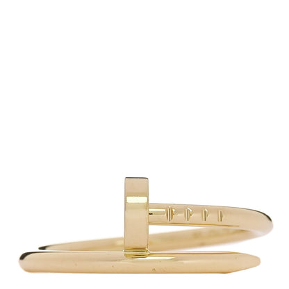 Cartier 18K Yellow Gold Small Juste Un Clou Ring 53 6.5 1 of 6