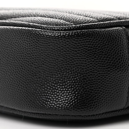 Saint Laurent Grain De Poudre Matelasse Monochrome Monogram Mini Lou Camera Bag Black 9 of 9