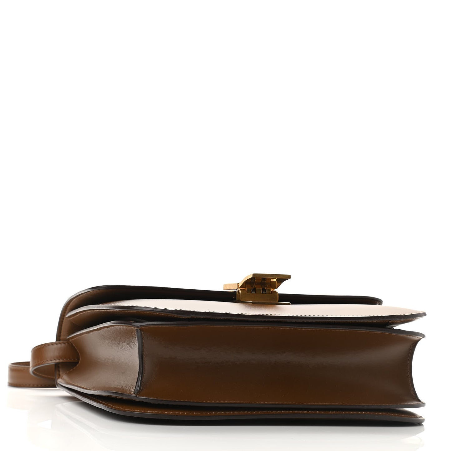 Box Calfskin Medium Classic Box Flap Bag Camel
