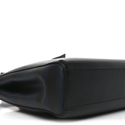 Burberry Textured Calfskin Bermondsey Business Briefcase Black 8 of 9