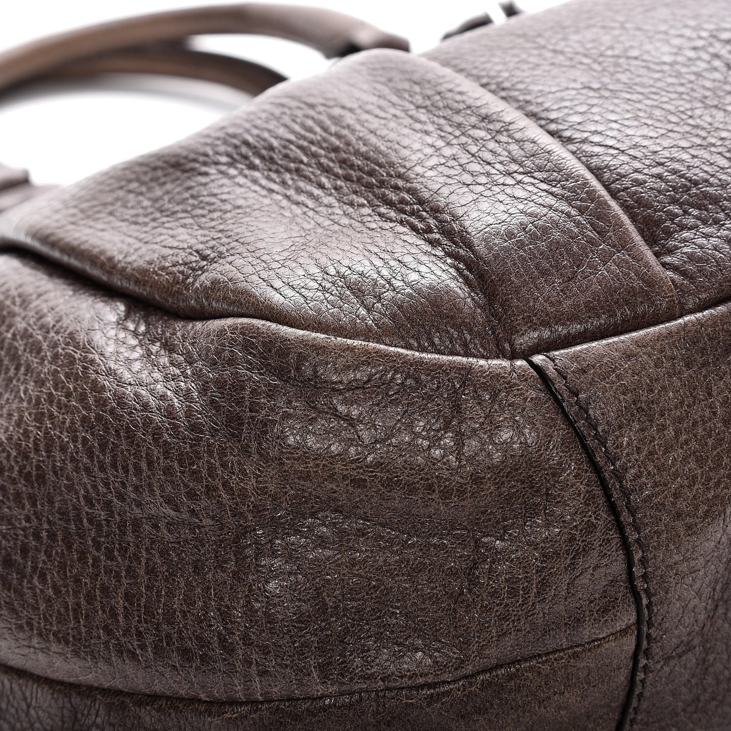 Cervo Deerskin Tote Fumo