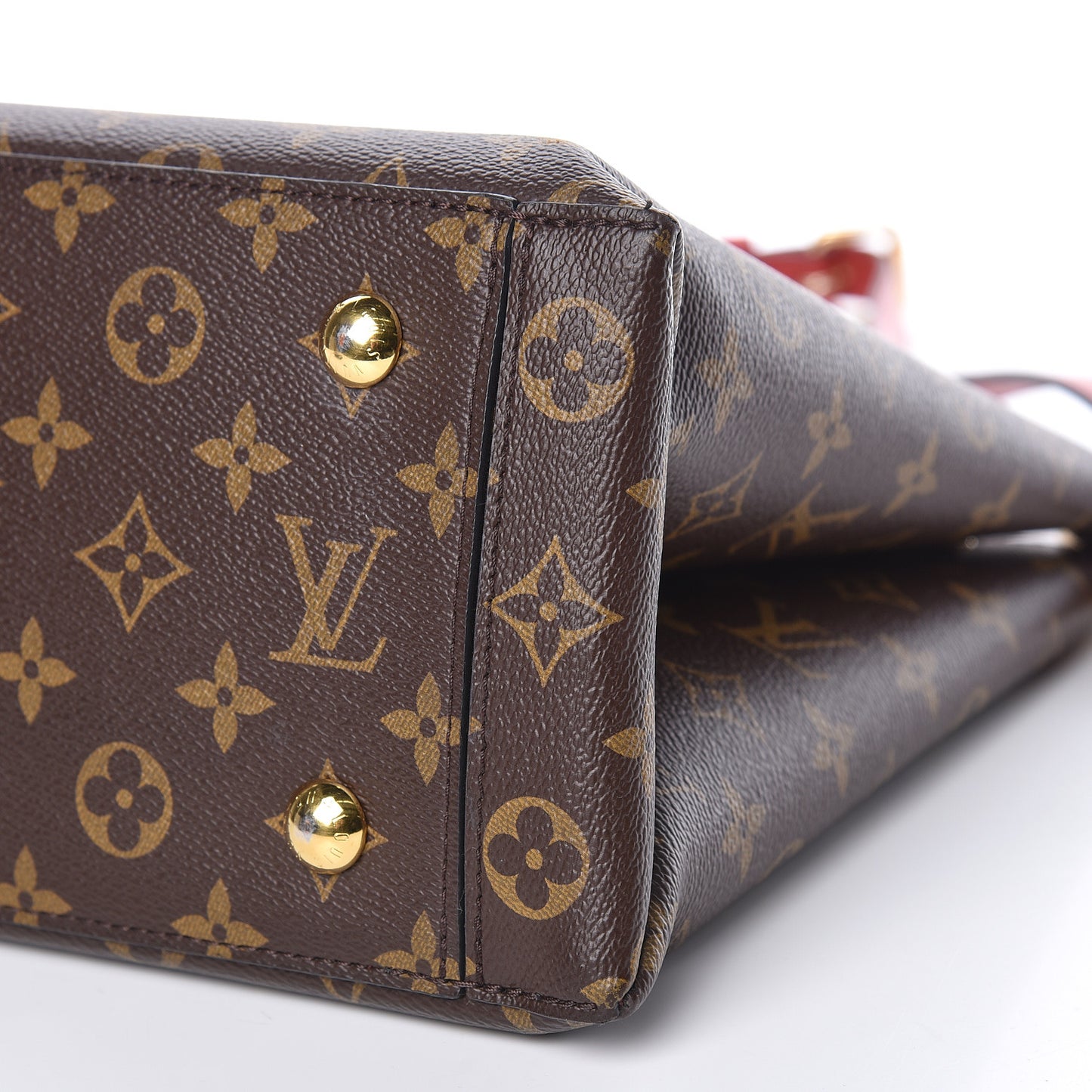 Monogram Flower Tote Coquelicot