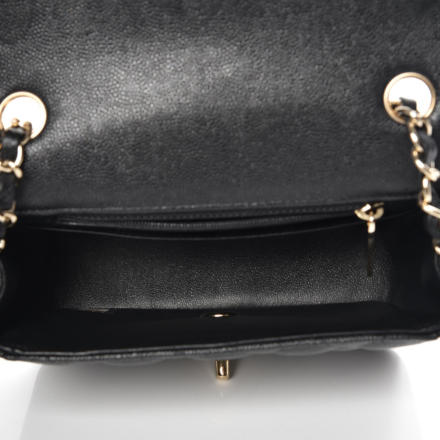 Chanel Caviar Quilted Mini Square Flap Black 7 of 8