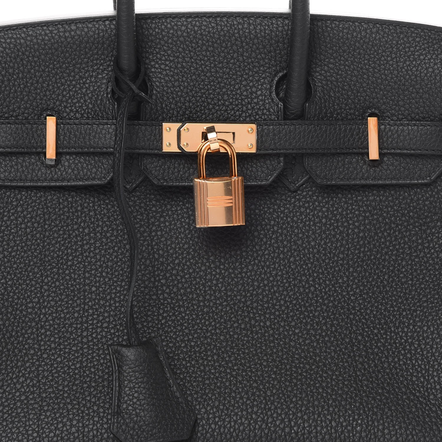 Hermes Togo Birkin 25 Black 8 of 13