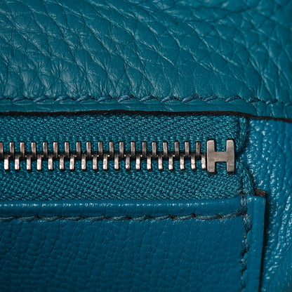Hermes Taurillon Clemence Kelly Retourne 35 Bleu Izmir 11 of 33
