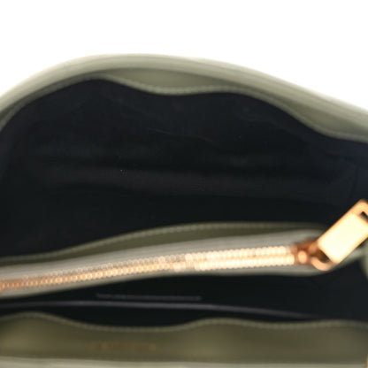 Saint Laurent Calfskin Y Quilted Monogram Small Loulou Chain Satchel Light Sage 5 of 10