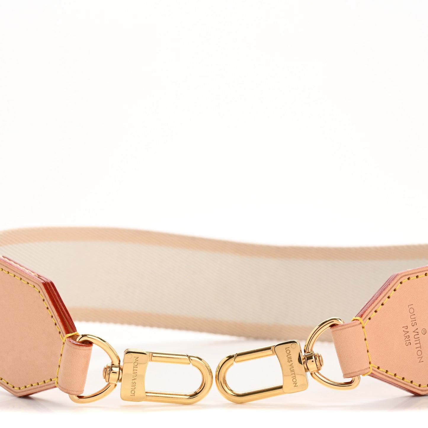 Monogram Vibe LV Shoulder Strap Beige White
