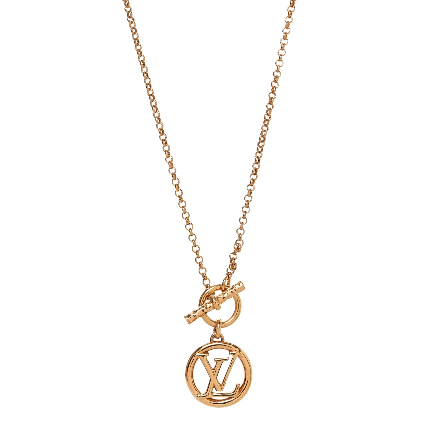 Metal Baby Louis Necklace Gold