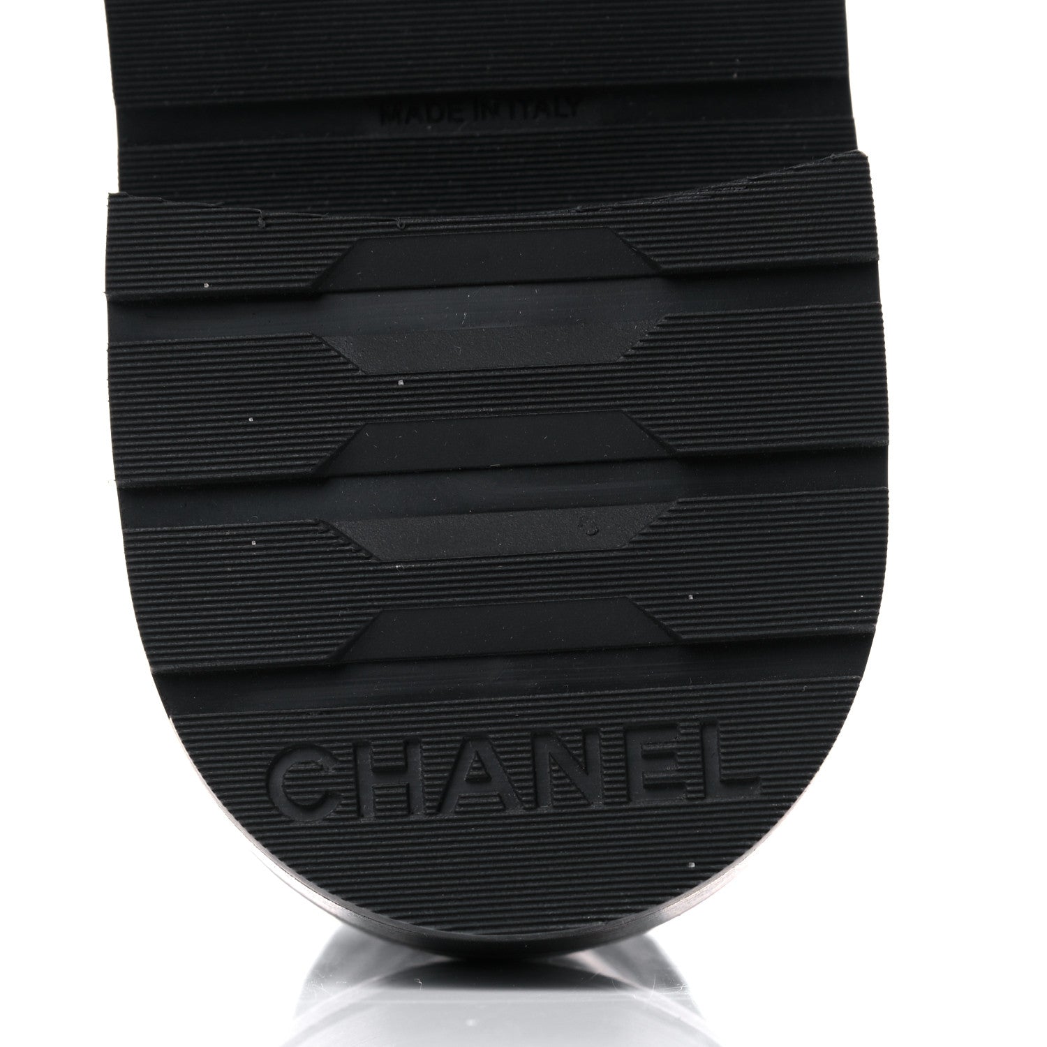 Chanel Shiny Lambskin Quilted Lace Up Combat Boots 38 Black 6 of 12