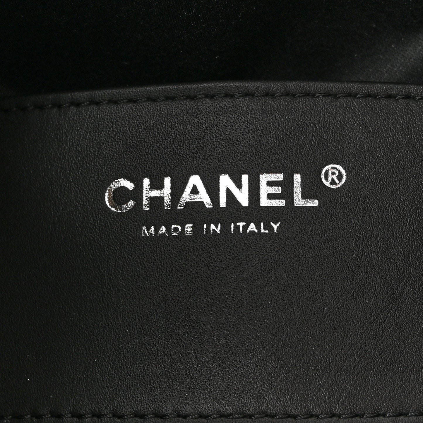 Shiny Crumpled Calfskin Quilted Small Chanel 25 Handbag Black