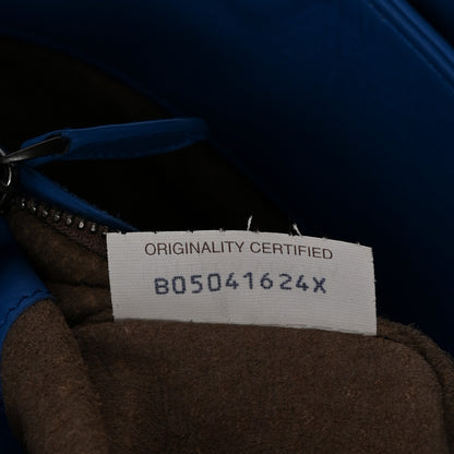 Bottega Veneta Light Calf Intrecciato Medium Roma Signal Blue 7 of 14