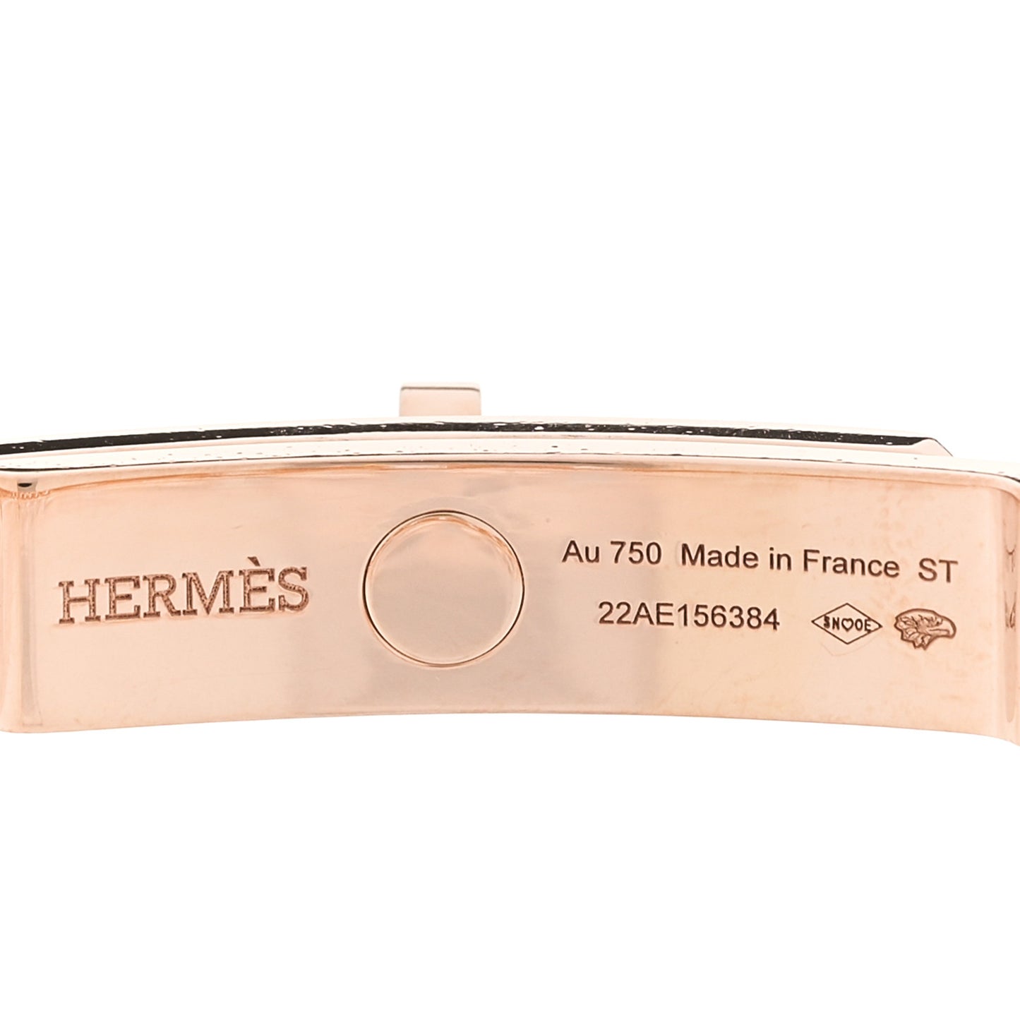 18K Rose Gold Diamond PM Kelly Chaine Bracelet ST