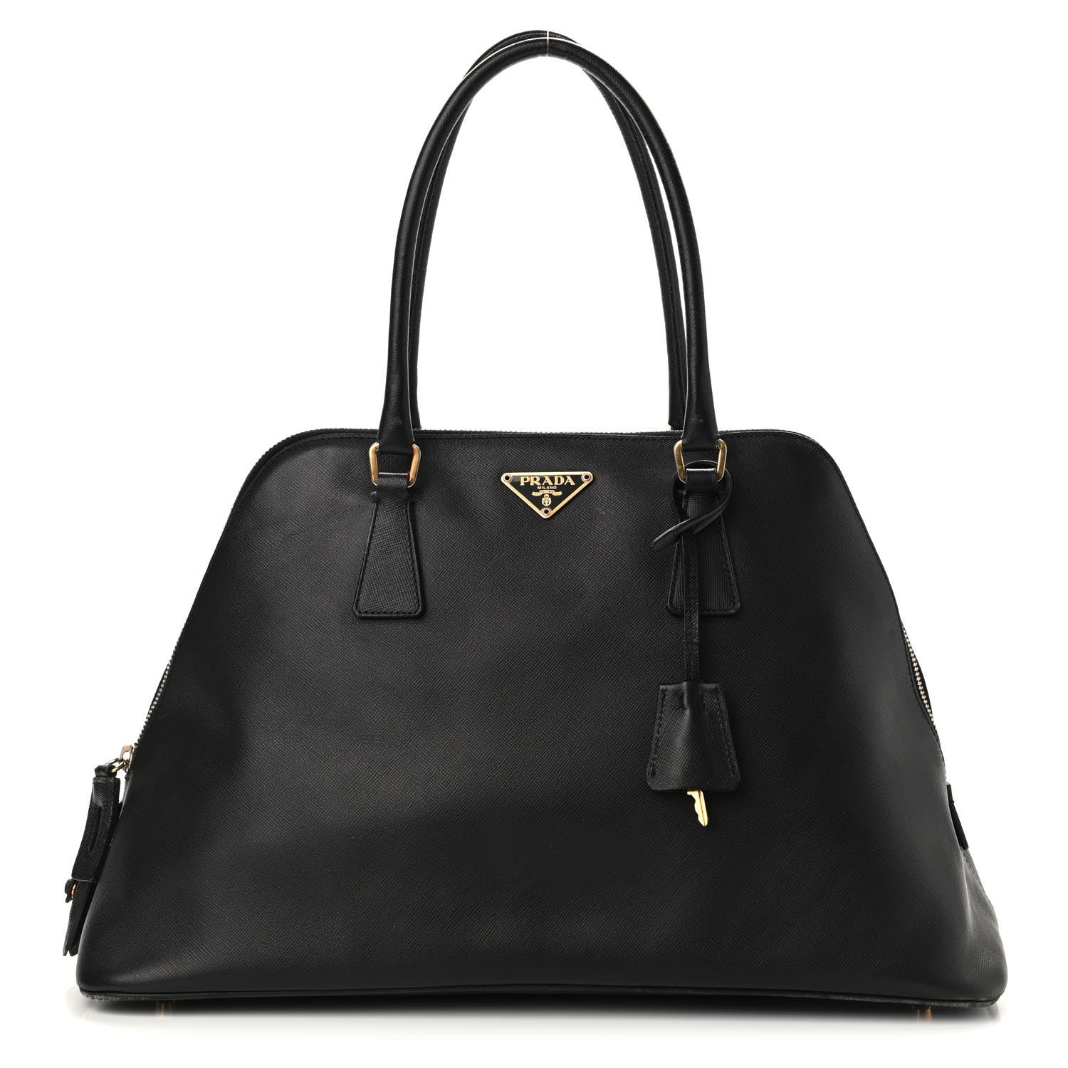 Prada Saffiano Lux Large Promenade Tote Black 1 of 18