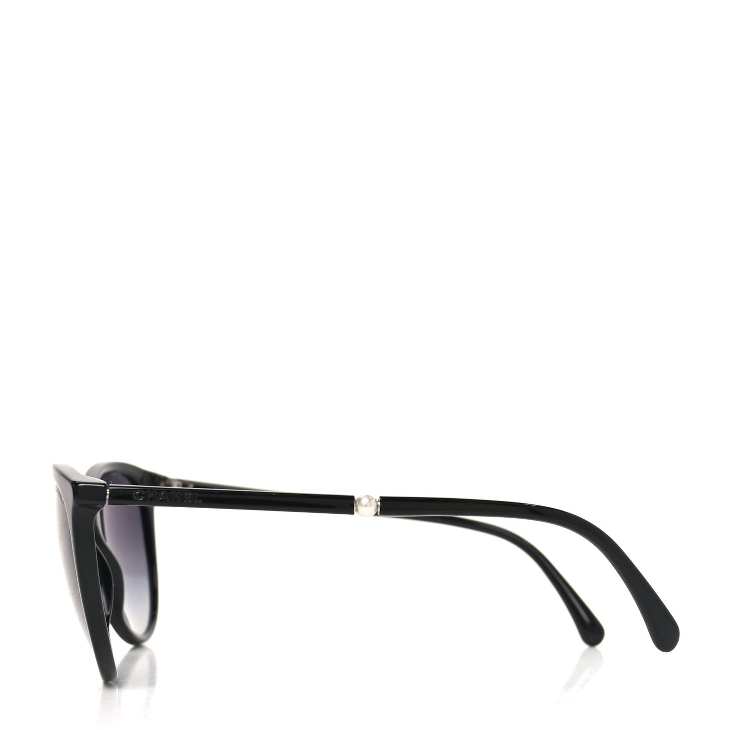 Acetate Butterfly Pearl Sunglasses 5394 Black