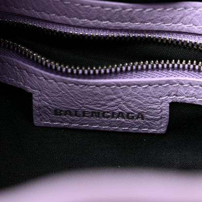 Balenciaga Agneau Arena Le Cagole Bucket Bag XS Lilac 7 of 11